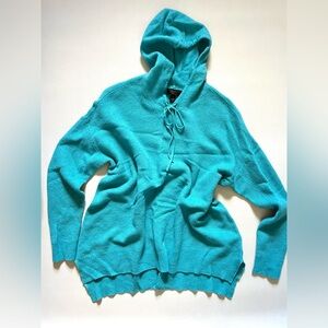 Sold CHARTER CLUB  Luxury 100%  CASHMERE  Pullover HOODIE  SWEATER  SIZE 1X